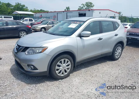 2016 Nissan Rogue S из США, поврежденный, VIN KNMAT2MT6GP661190